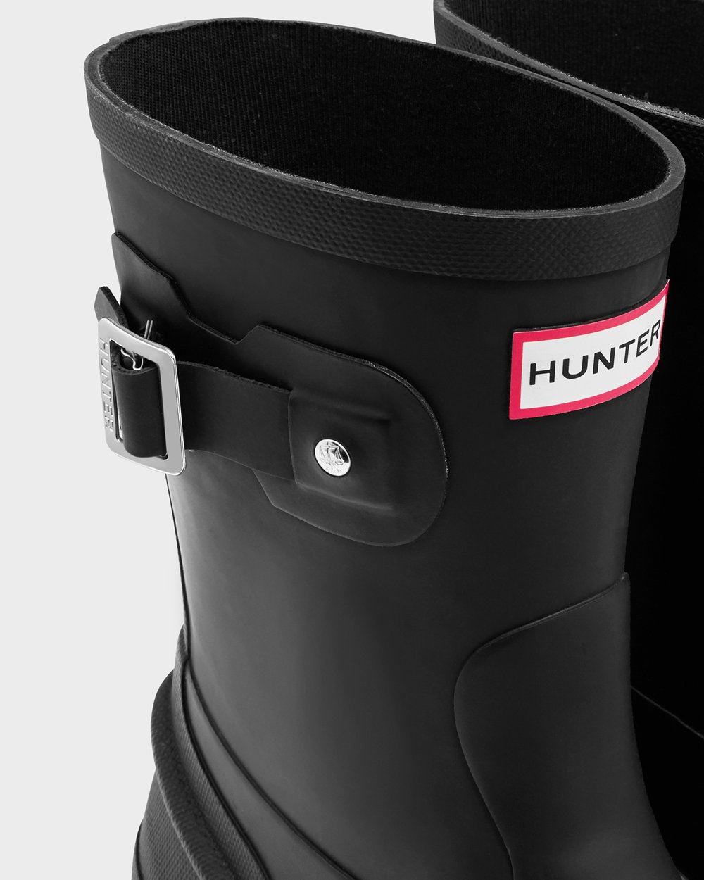Galochas Curtas Hunter Homem Pretas - Original Moc Toe - 82SWJYNPU